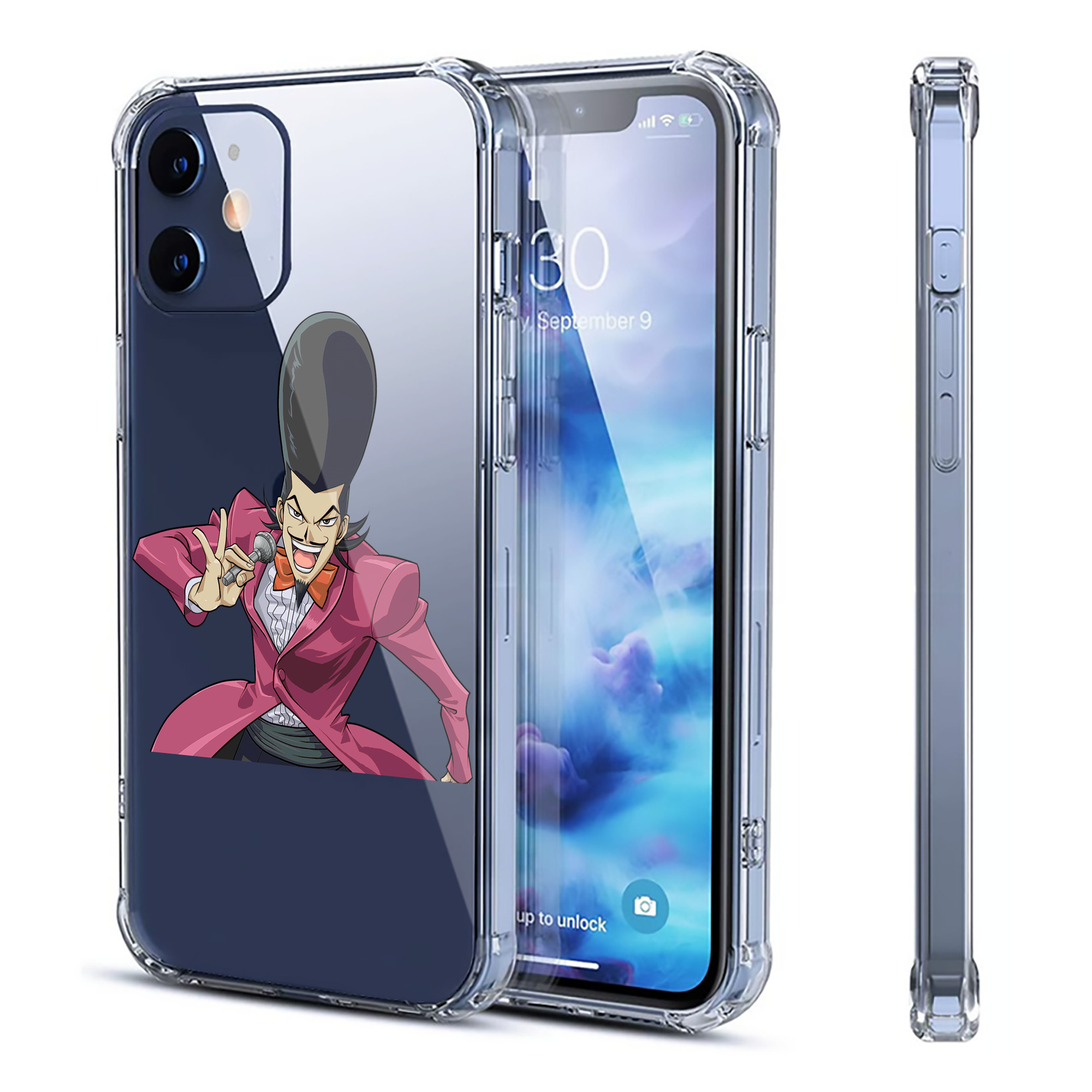 （画像用） 遊☆戯☆王 Yu-Gi-Oh! 【iPhone 12シリーズ対応】透明スマホケース（クリアソフトケース）